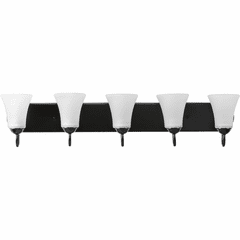 Progress Classic Collection 5-LT Bath Vanity - Black - P300237-031