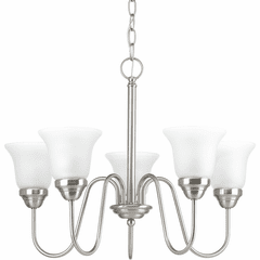 Progress Classic Collection 5-LT Chandelier - Brushed Nickel - P4757-09