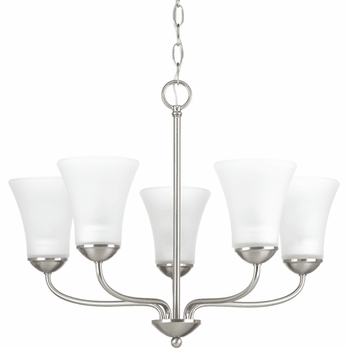 Progress Classic Collection 5-LT Chandelier - Brushed Nickel - P4770-09