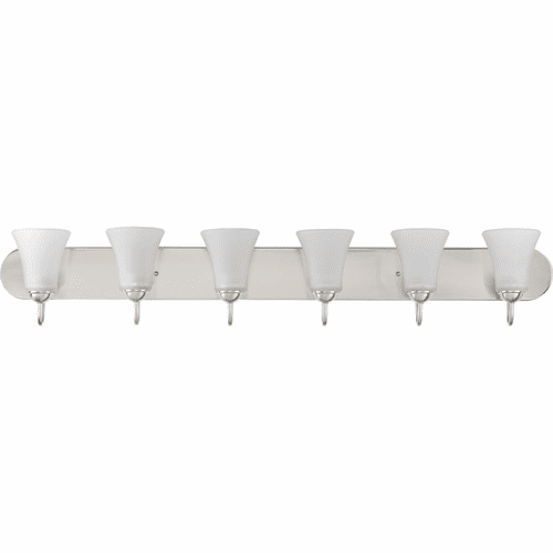 Progress Classic Collection 6-LT Bath Vanity - Brushed Nickel - P300238-009