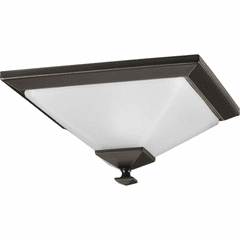 Progress Clifton Heights 1-Light 100W Flush Mount - Antique Bronze - P3854-20