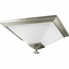 Progress Clifton Heights 1-LT 12-1/2" Close-to-Ceiling - Brushed Nickel - P3854-09