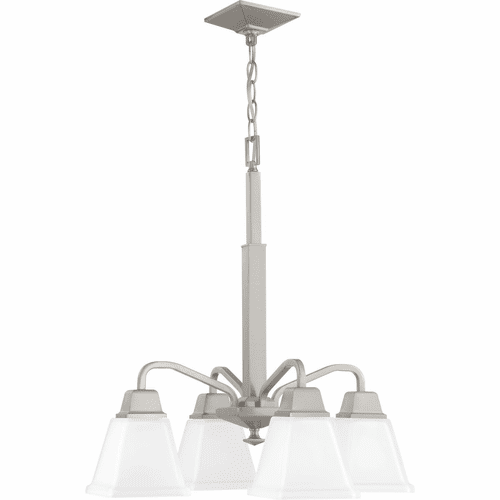Progress Clifton Heights Collection 4-LT Chandelier - Brushed Nickel - P400118-009