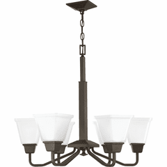 Progress Clifton Heights Collection 6-LT Chandelier - Antique Bronze - P400119-020