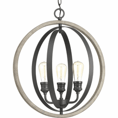 Progress Conestee Collection 3-LT Pendant - Graphite - P500093-143