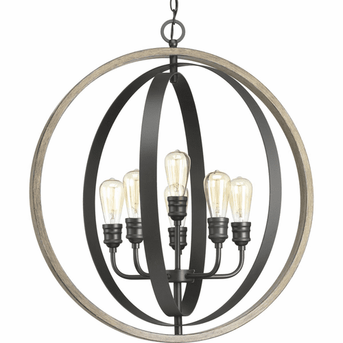 Progress Conestee Collection 6-LT Pendant - Graphite - P500094-143