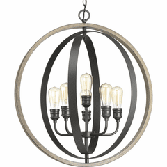 Progress Conestee Collection 6-LT Pendant - Graphite - P500094-143