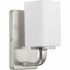 Progress Cowan 1-LT Bath Vanity Light - Brushed Nickel - P300368-009