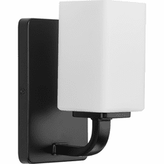 Progress Cowan 1-LT Bath Vanity Light - Matte Black - P300368-31M