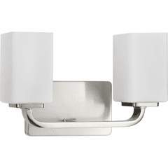 Progress Cowan 2-LT Bath Vanity Light - Brushed Nickel - P300369-009