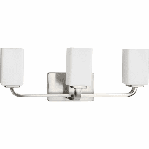Progress Cowan 3-LT Bath Vanity Light - Brushed Nickel - P300370-009
