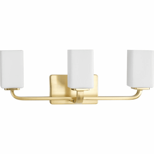 Progress Cowan 3-LT Bath Vanity Light - Satin Brass - P300370-012