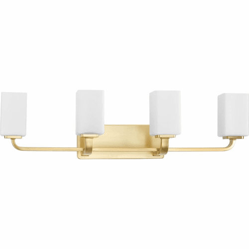 Progress Cowan 4-LT Bath Vanity Light - Satin Brass - P300371-012