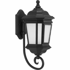 Progress Crawford 1-Light 100W Wall Lantern - Black - P6631-31MD