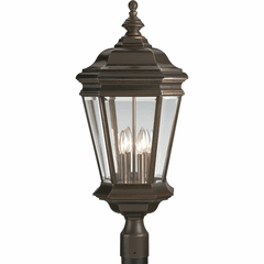 Progress Crawford 4-LT Outdoor Post Lantern - Oil Rubbed Bronze - P5474-108