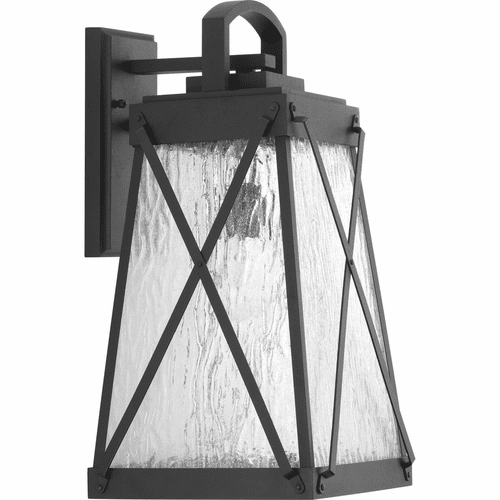 Progress Creighton 1-LT Outdoor Large Wall-Lantern - Black - P560033-031