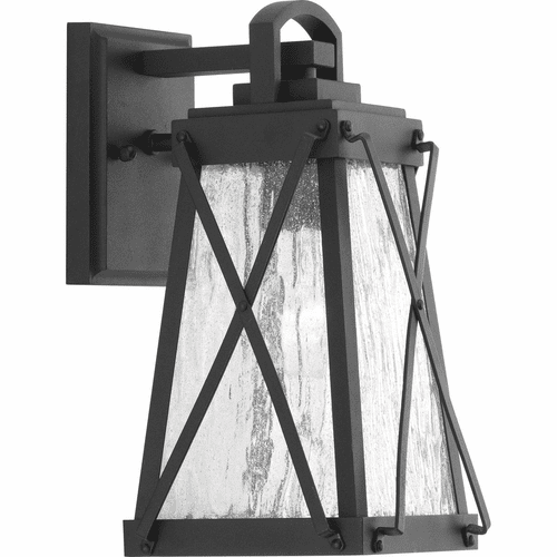 Progress Creighton 1-LT Outdoor Small Wall-Lantern - Black - P560031-031