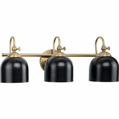 Progress Dalton 3-LT Bath Vanity Light - Vintage Brass - P300383-163
