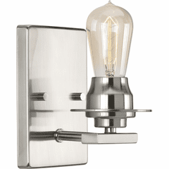 Progress Debut Collection 1-LT Wall Sconce - Brushed Nickel - P300008-009