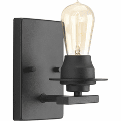 Progress Debut Collection 1-LT Wall Sconce - Graphite - P300008-143