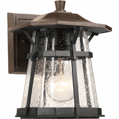 Progress Derby 1-LT Outdoor Small Wall Lantern - Espresso - P5749-84