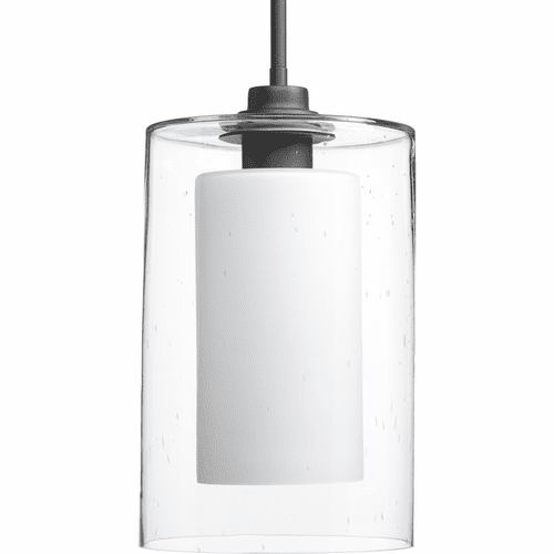 Progress Double Glass Collection 1-LT Pendant - Graphite - P500019-143
