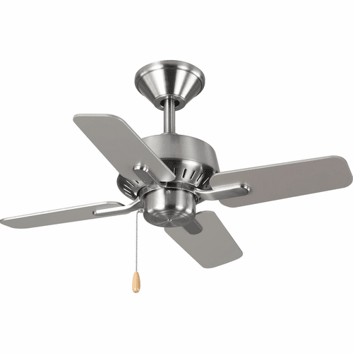 Progress Drift 32" Four-Blade Ceiling Fan - Brushed Nickel - P250008-009