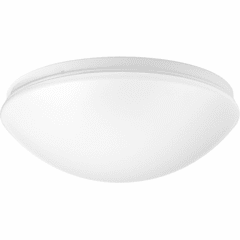 Progress Drums And Clouds 1-LT 10-13/16" LED Flush Mount - White - P730008-030-30