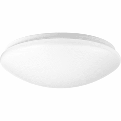 Progress Drums And Clouds 1-LT 13-1/2" LED Flush Mount - White - P730006-030-30
