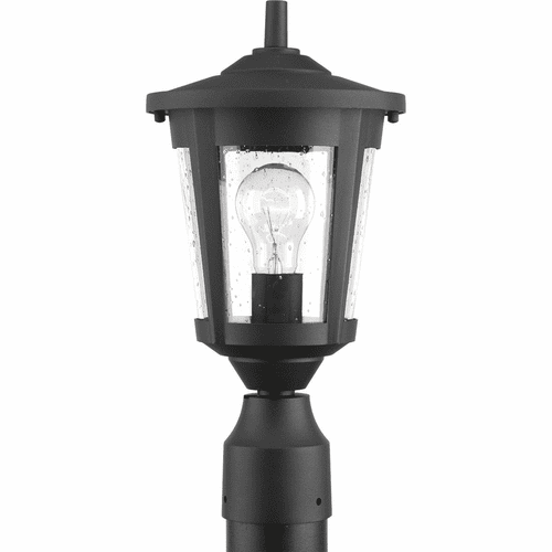 Progress East Haven 1-LT Outdoor Post Lantern - Black - P6425-31