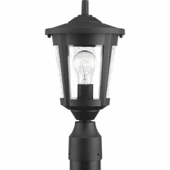 Progress East Haven 1-LT Outdoor Post Lantern - Black - P6425-31
