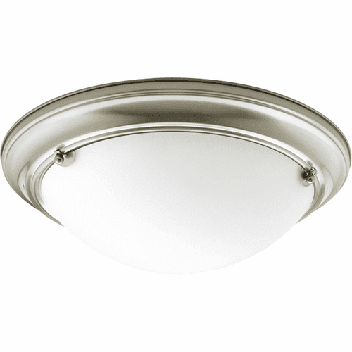 Progress Eclipse 2-LT 15-1/4" Close-to-Ceiling - Brushed Nickel - P3561-09