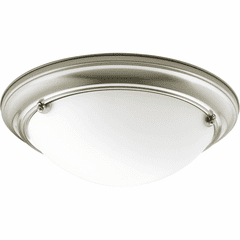 Progress Eclipse 2-LT 15-1/4" Close-to-Ceiling - Brushed Nickel - P3561-09 Progress Eclipse 2-LT 15-1/4" Close-to-Ceiling - Brushed Nickel - P3561-09