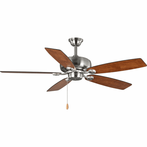 Progress Edgefield 52" 5-Blade Ceiling Fan - Brushed Nickel - P250016-009