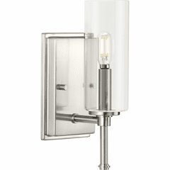 Progress Elara 1-LT Bath Vanity Light - Brushed Nickel - P300356-009