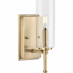 Progress Elara 1-LT Bath Vanity Light - Vintage Brass - P300356-163