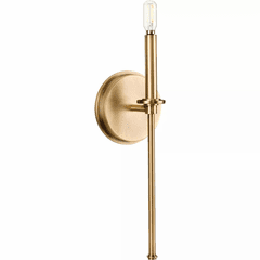 Progress Elara 1-LT Wall Sconce - Vintage Brass - P710106-163