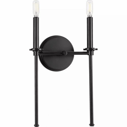 Progress Elara 2-LT Wall Sconce - Matte Black - P710107-31M