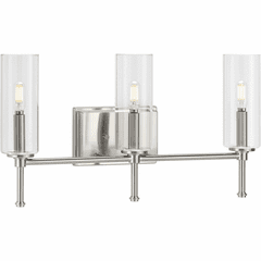 Progress Elara 3-LT Bath Vanity Light - Brushed Nickel - P300358-009