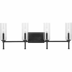 Progress Elara 4-LT Bath Vanity Light - Matte Black - P300359-31M