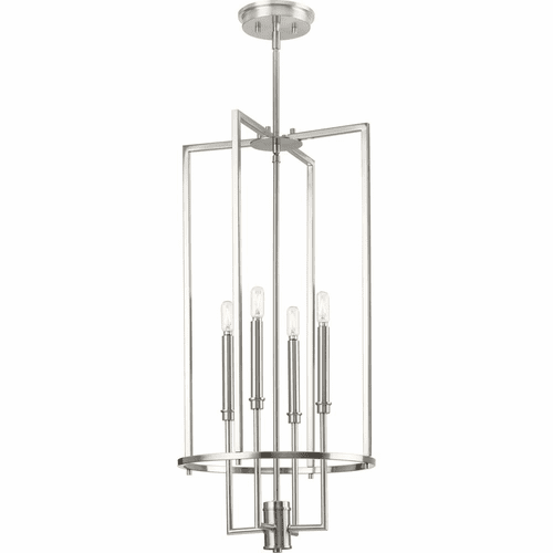 Progress Elara 4-LT Entry & Foyer Light - Brushed Nickel - P500363-009