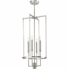 Progress Elara 4-LT Entry & Foyer Light - Brushed Nickel - P500363-009