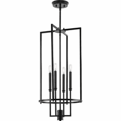 Progress Elara 4-LT Entry & Foyer Light - Matte Black - P500363-31M Progress Elara 4-LT Entry & Foyer Light - Matte Black - P500363-31M