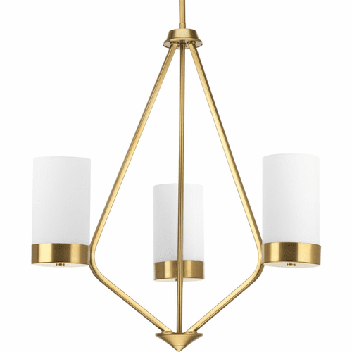 Progress Elevate Collection 3-LT Chandelier - Brushed Bronze - P400021-109