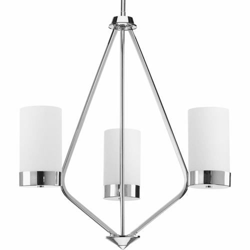 Progress Elevate Collection 3-LT Chandelier - Polished Chrome - P400021-015