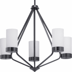 Progress Elevate Collection 5-LT Chandelier - Black - P400022-031 Progress Elevate Collection 5-LT Chandelier - Black - P400022-031