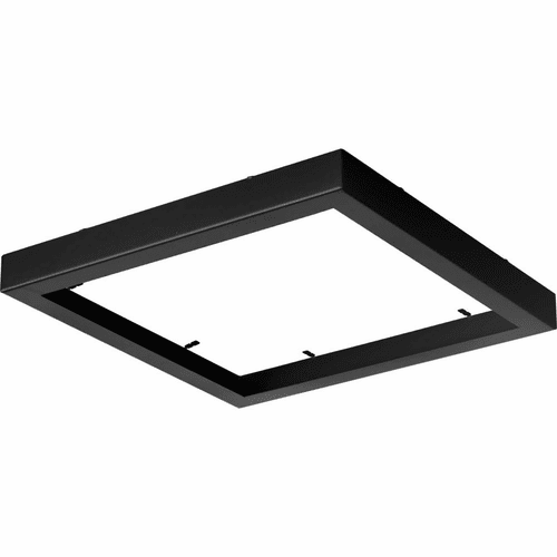 Progress Everlume 11" Edgelit Square Trim Ring - Black - P860054-031