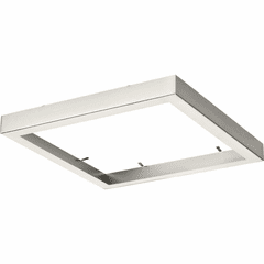 Progress Everlume 11" Edgelit Square Trim Ring - Brushed Nickel - P860054-009