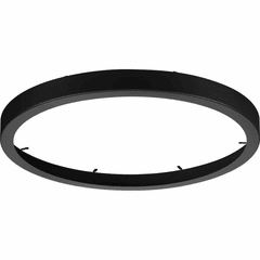 Progress Everlume 14" Edgelit Round Trim Ring - Black - P860051-031