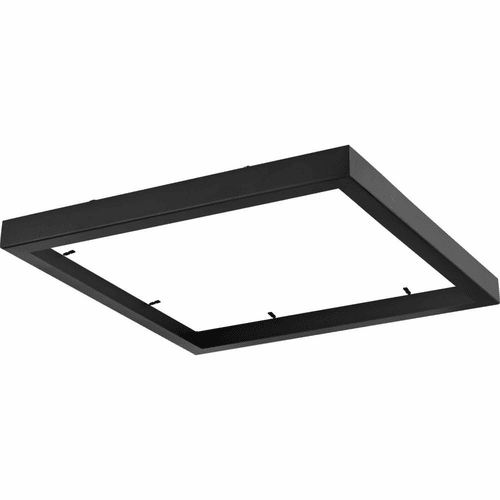 Progress Everlume 14" Edgelit Square Trim Ring - Black - P860055-031